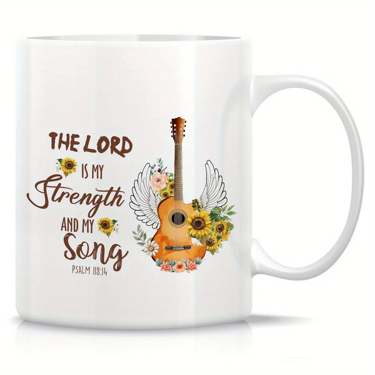 The Lord Is My Strength Bible Mug