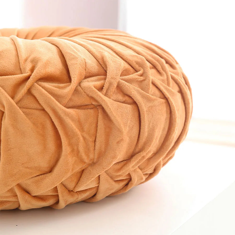 Dutch Velvet Pleated Lumbar Cushion