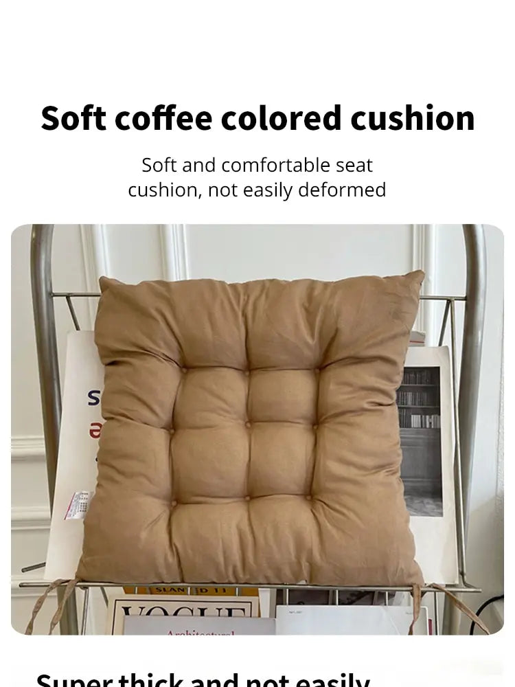 Linen Square Chair Cushion Pad