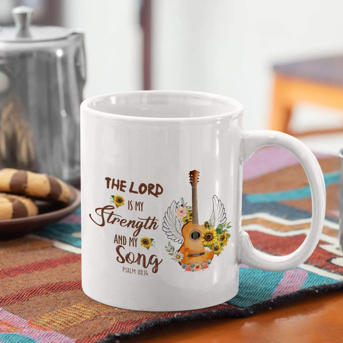 The Lord Is My Strength Bible Mug