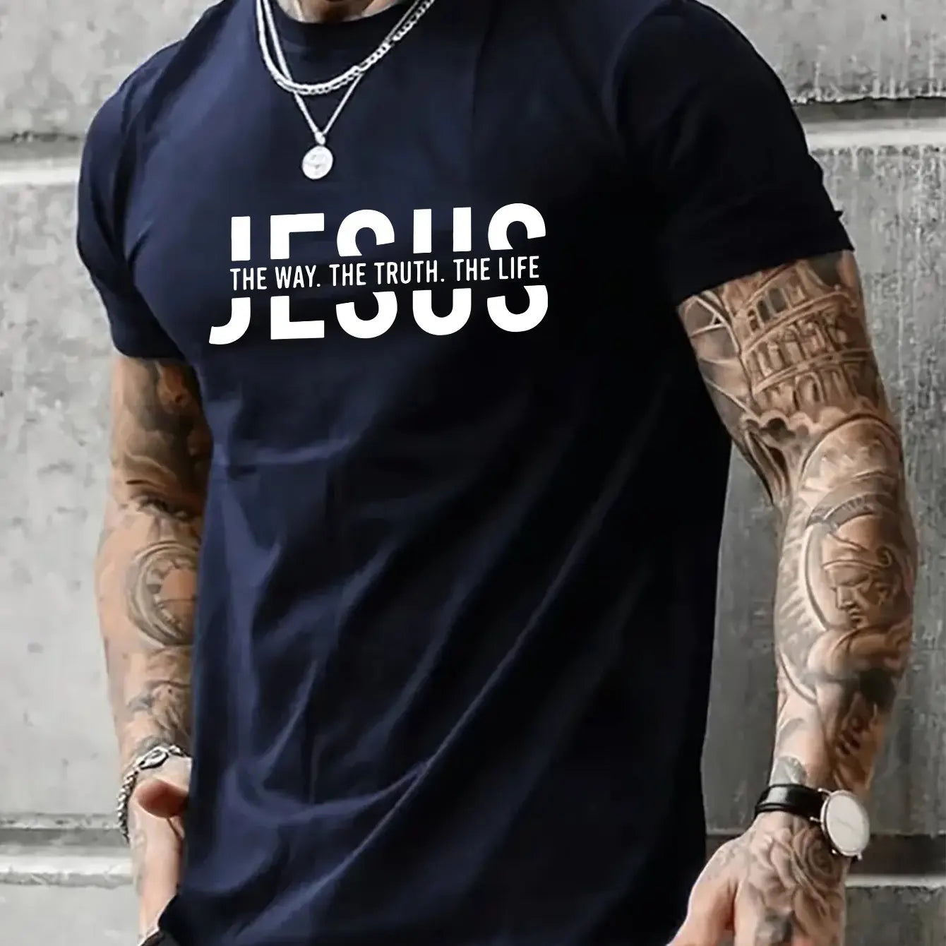 Men’s Jesus Way Truth Life Cotton T-Shirt