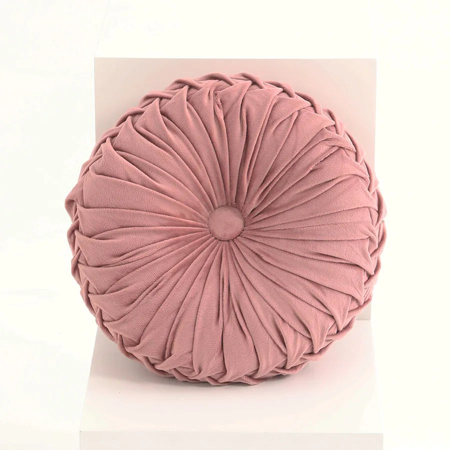 Dutch Velvet Pleated Lumbar Cushion