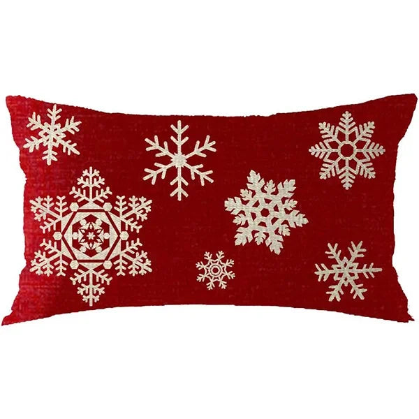 Christmas Linen Pillow Cover