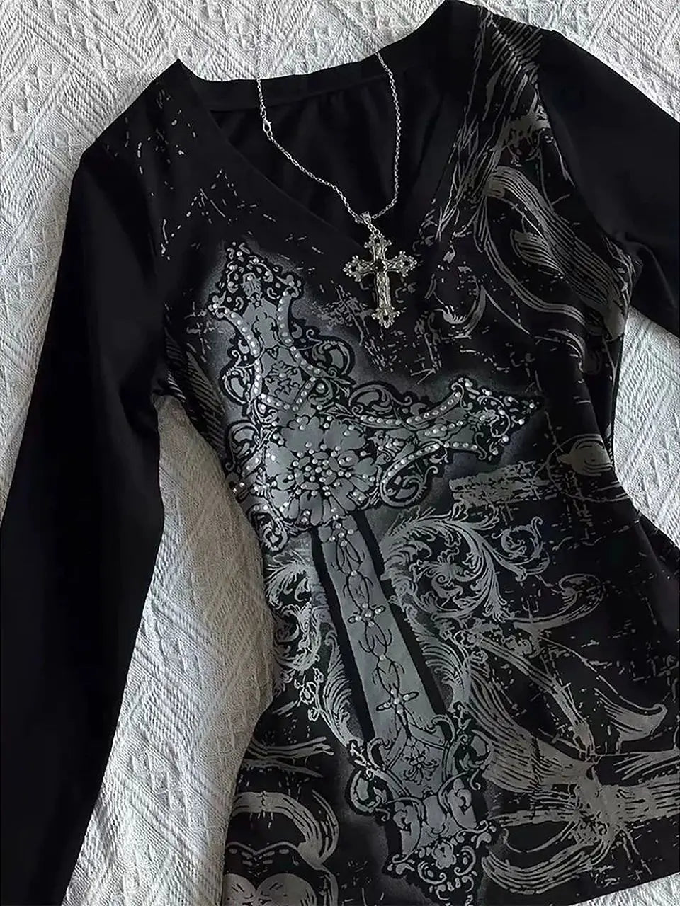 Women’s 90s Vintage Punk Crop Top