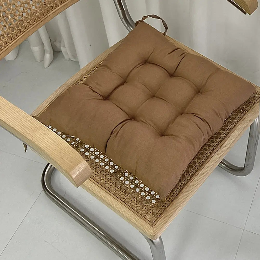 Linen Square Chair Cushion Pad