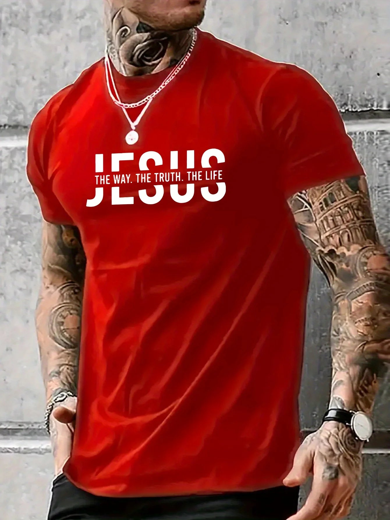 Men’s Jesus Way Truth Life Cotton T-Shirt