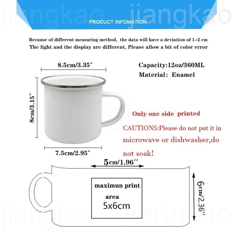 Christian Psalm Enamel Camping Mug