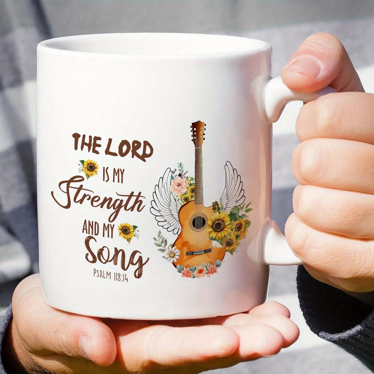 The Lord Is My Strength Bible Mug