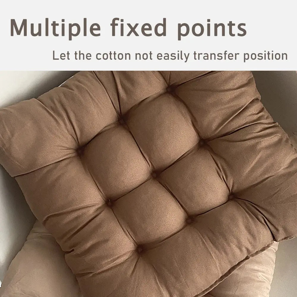 Linen Square Chair Cushion Pad