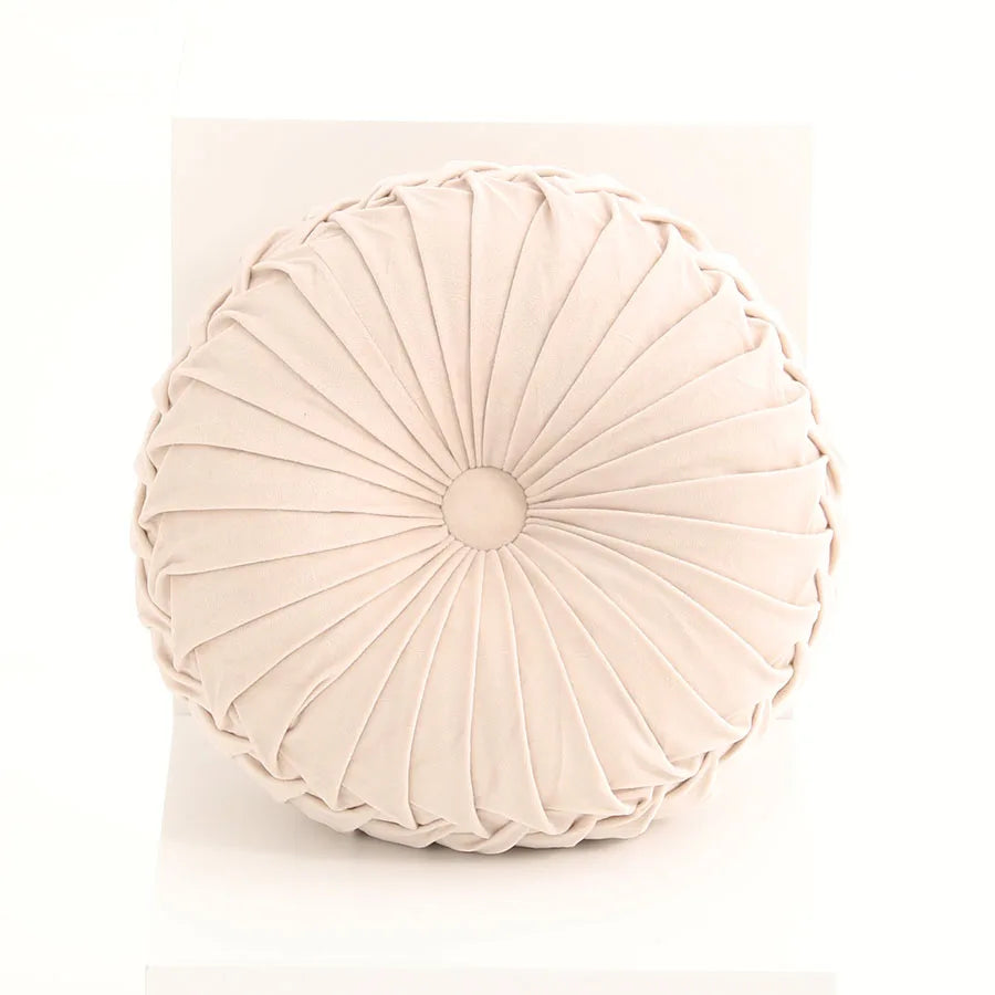 Dutch Velvet Pleated Lumbar Cushion