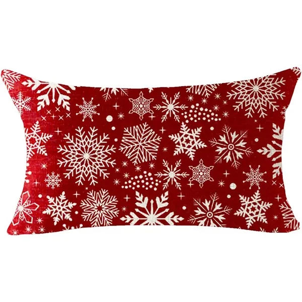 Christmas Linen Pillow Cover