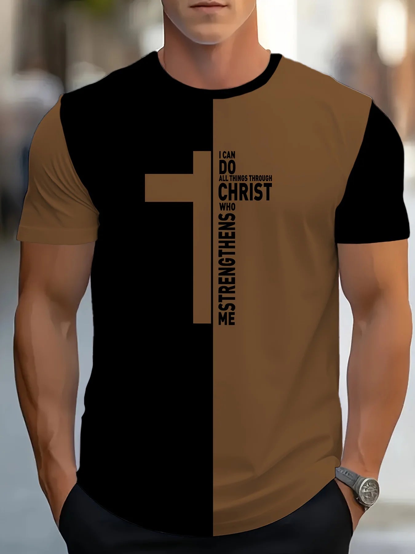 Men’s Christian Police Scripture T-Shirt