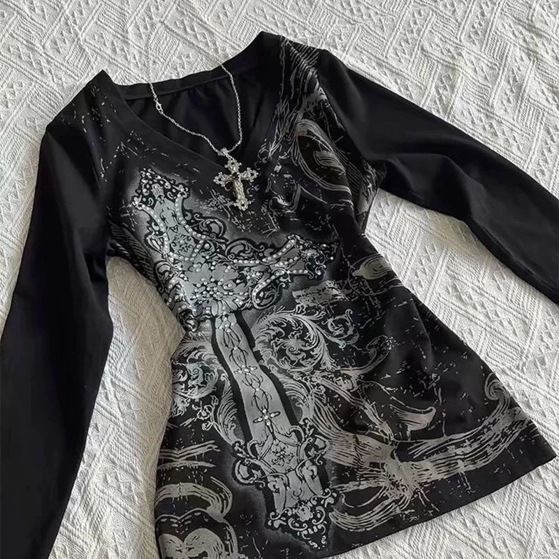 Women’s 90s Vintage Punk Crop Top