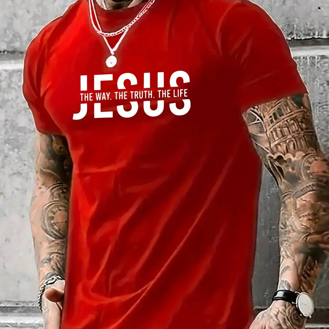 Men’s Jesus Way Truth Life Cotton T-Shirt
