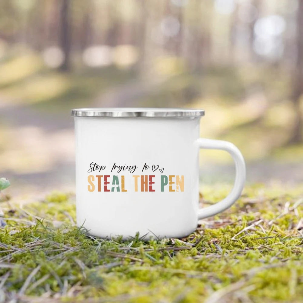 Christian Psalm Enamel Camping Mug