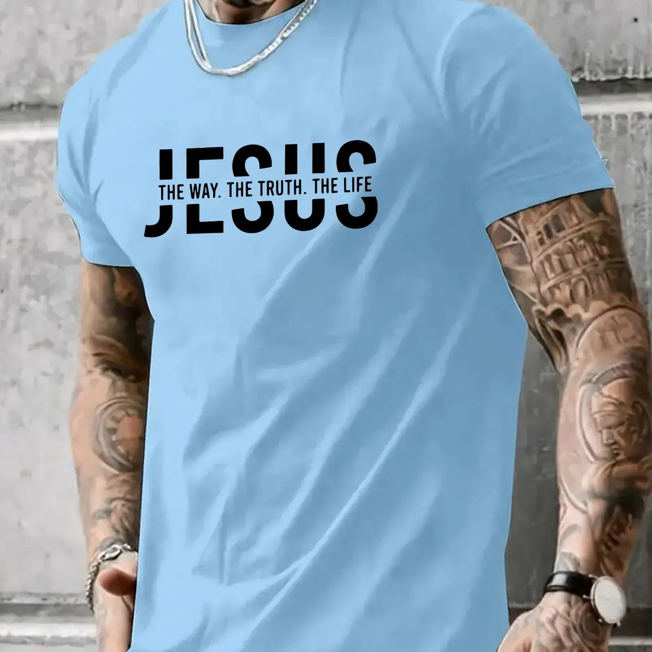 Men’s Jesus Way Truth Life Cotton T-Shirt