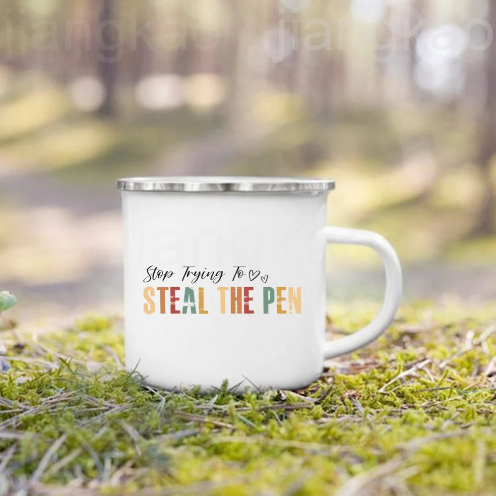 Christian Psalm Enamel Camping Mug