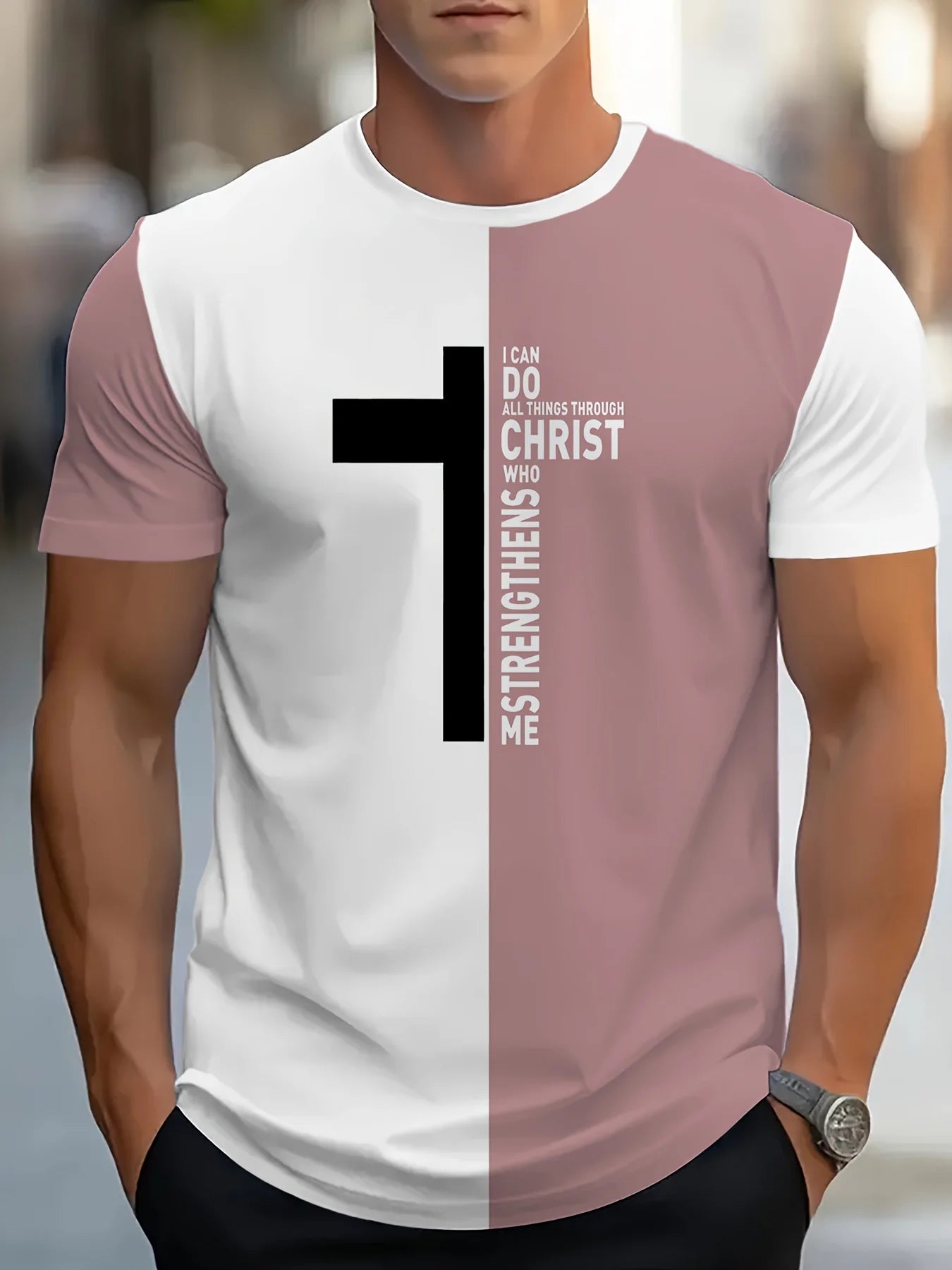 Men’s Christian Police Scripture T-Shirt