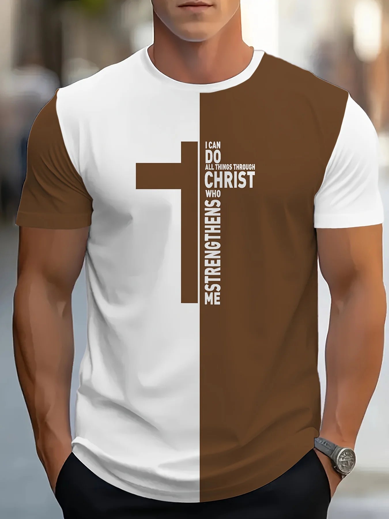 Men’s Christian Police Scripture T-Shirt