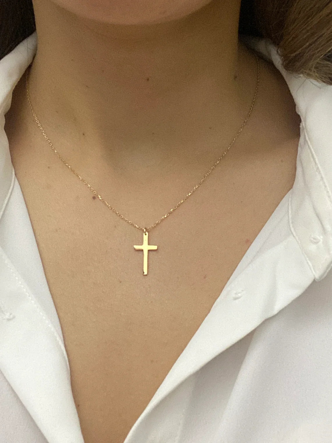 Fashion Stainless Steel Cross Necklace