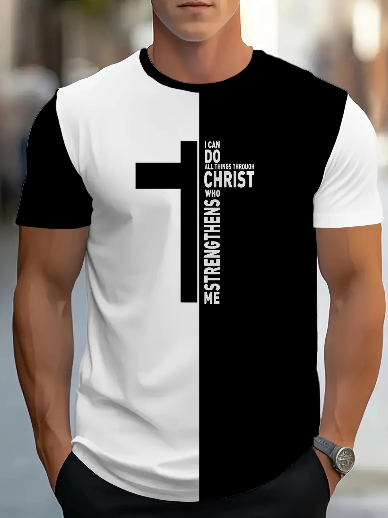 Men’s Christian Police Scripture T-Shirt