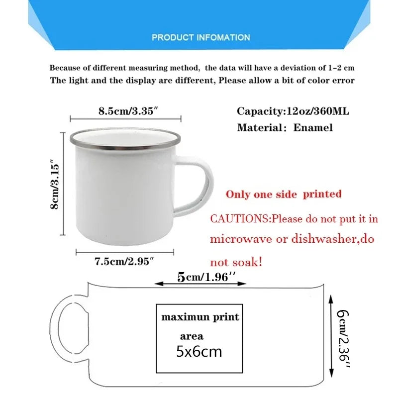 Christian Psalm Enamel Camping Mug