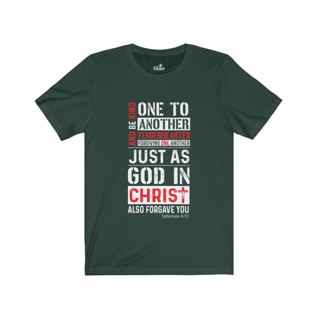 "Be kind..." – Short Sleeve Jersey Tee - Up Raised Faith