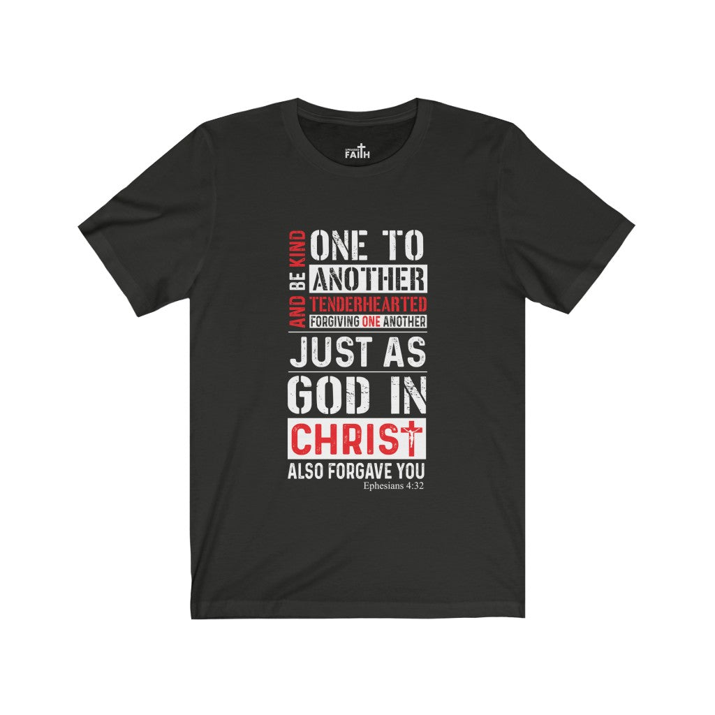 "Be kind..." – Short Sleeve Jersey Tee - Up Raised Faith