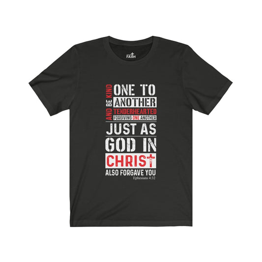 "Be kind..." – Short Sleeve Jersey Tee - Up Raised Faith
