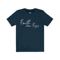 "Faith over Fear" – Short Sleeve Jersey Tee - Up Raised Faith