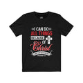 "I can do all things..." – Short Sleeve Jersey Tee - Up Raised Faith