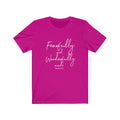 "Fearfully & Wonderfully" - Women's Short Sleeve Jersey Tee - Up Raised Faith