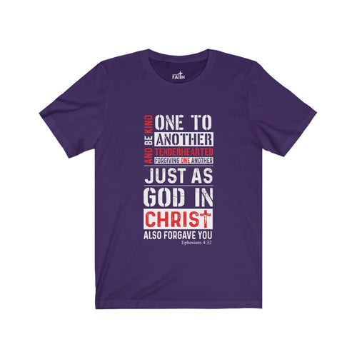 "Be kind..." – Short Sleeve Jersey Tee - Up Raised Faith