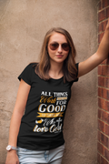 "All things work for Good..." –  Short Sleeve Jersey T-Shirt - Up Raised Faith